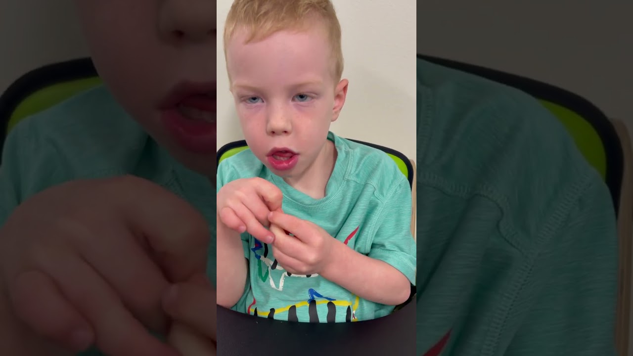 Improving bimanual function, fine motor skills and working  muscles of the mouth to avoid drooling.