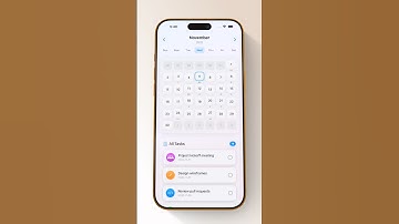 📆 SwiftUI Modern Calendar App | Interactive Task Planner with Animations