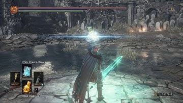 Dark Souls 3 Cinders Mod Sorcery Showcase - White Dragon Breath
