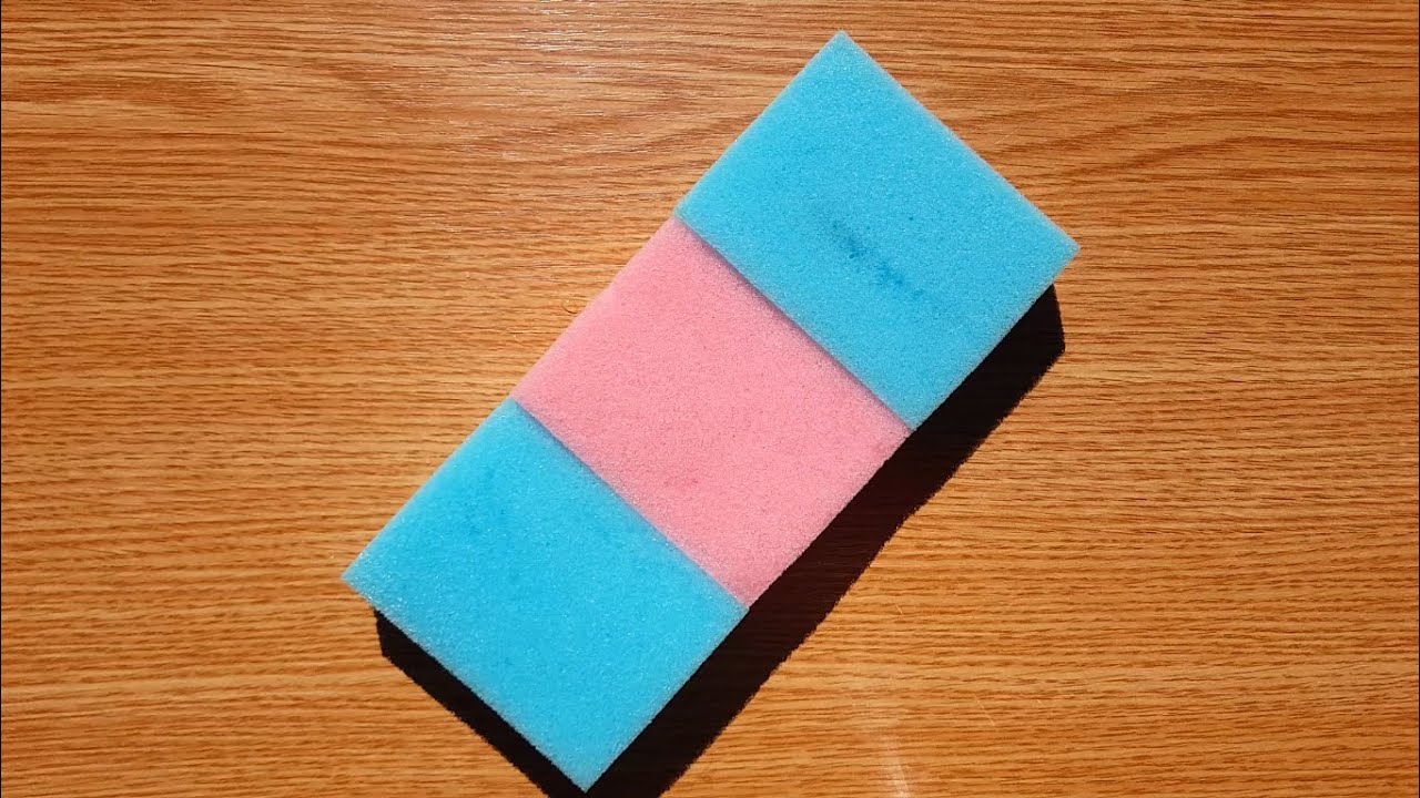 Damp sponges ripping + DRY squeezing ASMR WATCH IN HD YouTube