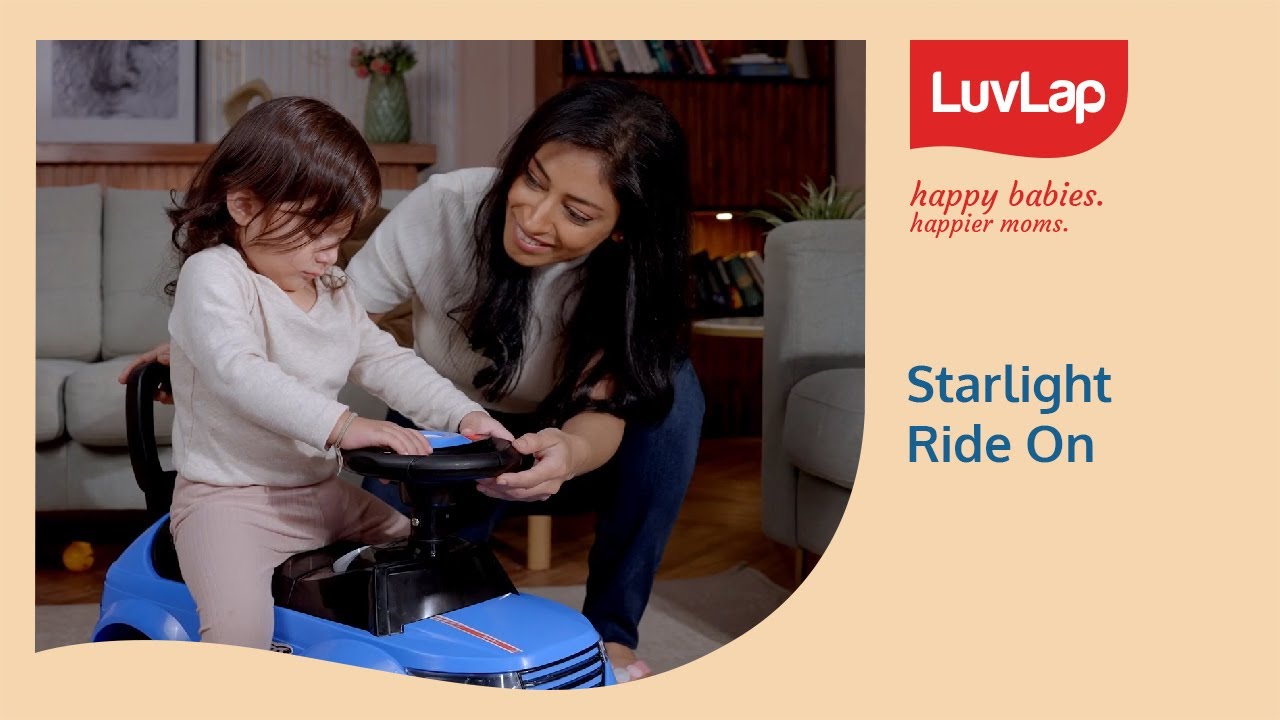 LuvLap Starlight Ride On - Orange - Cureka - Online Health Care