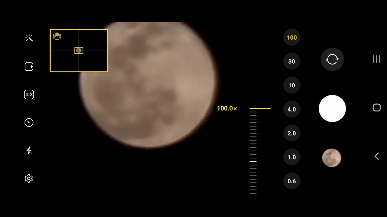 S21 Ultra 100x zoom - After Android 12 update