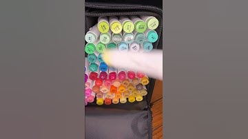 New @Ohuhuart markers ASMR organizing#ASMR #asmrsounds #fyp  #ohuhumarkers #ohuhuart #orderunpacking
