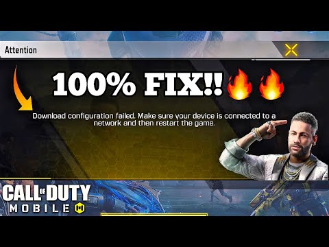 How To Fix Download Configuration Failed Error In Call Of Duty Mobile | Fix COD MOBILE Network Issue