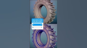 How to Model Tyre in Maya!