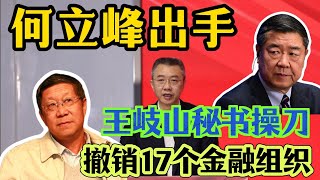 【何立峰出手，王岐山秘书周亮操刀】撤销17个金融组织，清理唐双宁余毒；王岐山两位秘书董宏、周亮的命运；最早的4位“70后”副部级时光辉、周亮、刘捷、诸葛宇杰的起落；中国工会领导体制