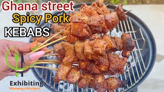 grilling/charcoal grilled pork meat/meat recipe/how to grill meat at home