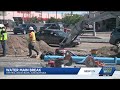 Crews repairing water main break at Eubank and Central