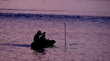 Nét đẹp mùa nước nổi khi hoàng hôn xuống trên đồng ngập nước Núi Tô, Tri Tôn, An Giang 08/10/2018