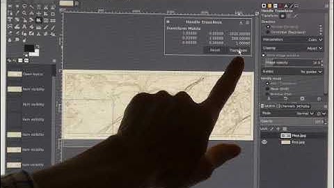 Gimp photo manipulation lesson: Layers and rotation/ resizing