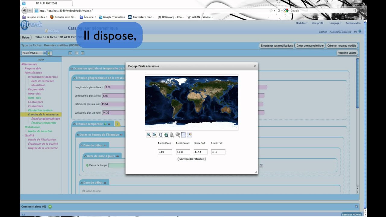 MDweb : Formulaire d'édition