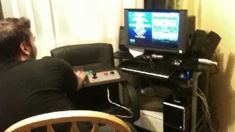 VS Nintendo Mame Control Panel Test with keywiz interface