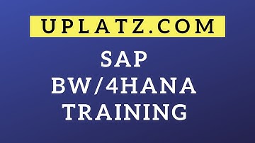 SAP BW/4HANA Training & Certification | SAP BW/4HANA – Overview | SAP BW/4HANA Tutorial | Uplatz