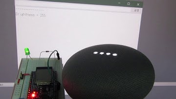 Google Home Mini and ESP32 LED sigmaDelta