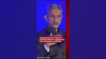Globalisation won’t stop but business will be re-engineered: EAM Jaishankar at UNGA80