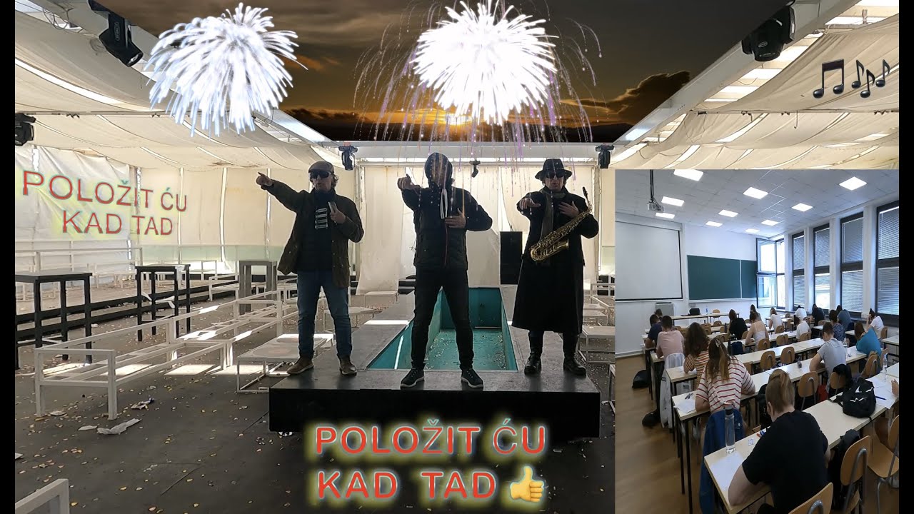 Student rhapsody POLOŽIT ĆU KAD TAD (official music video)