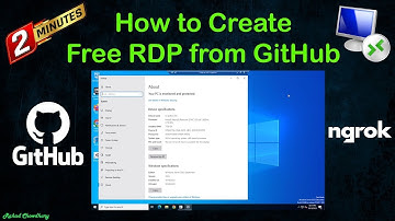 How to Create Free RDP from GitHub 2023  How to create own RDP