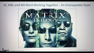 Webinar - AI, XML and Microsoft Word: Working Together