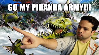 I JOINED THE PIRANHA ARMY AND BIT MY OPPONENT (REAL)