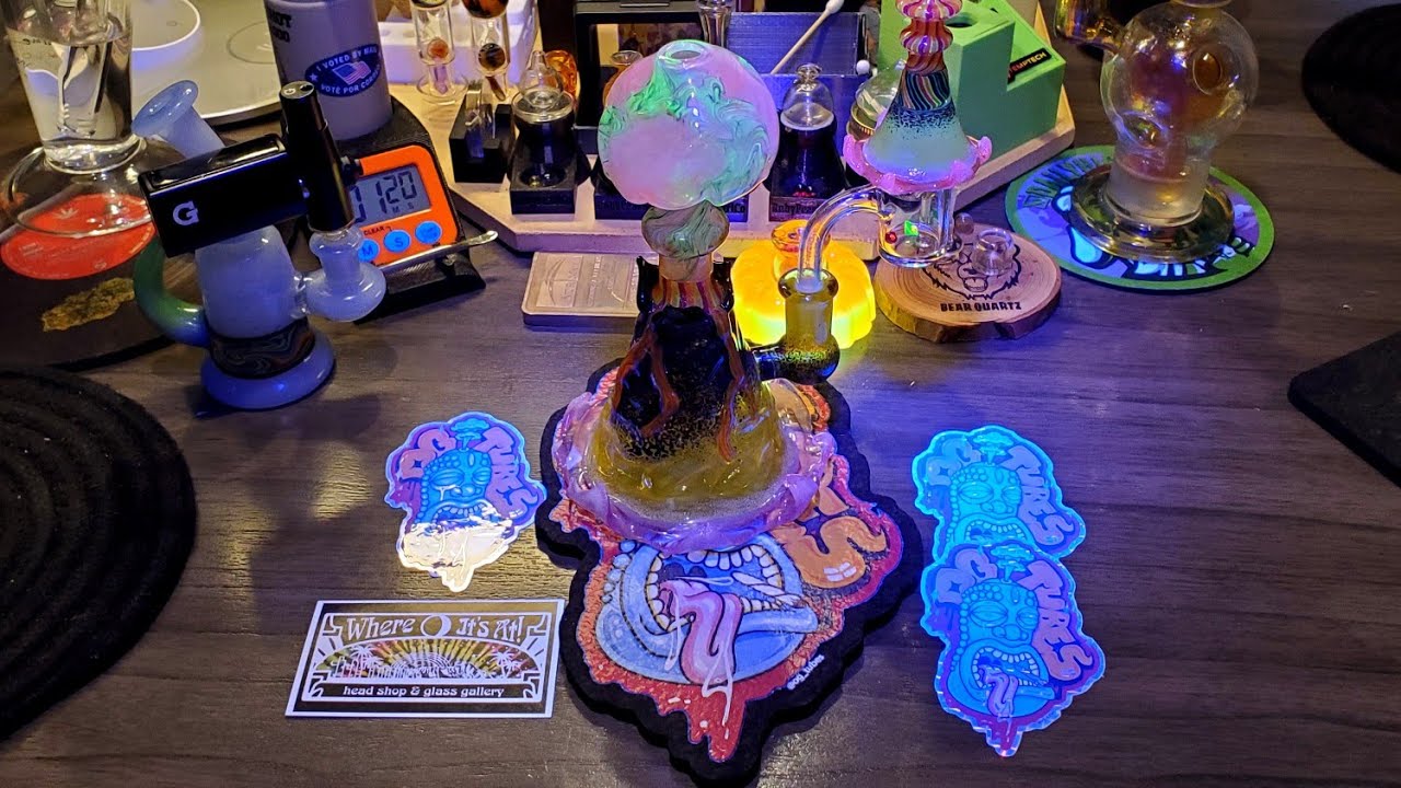 Unboxing my brand new UV GLASS/CFL GLASS O.G. tubes volcano 🌋 tube!!