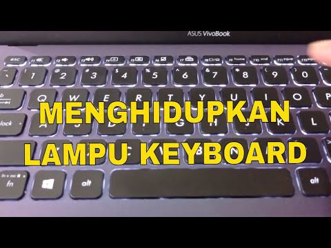 Video: Cara Menghidupkan Lampu Latar Papan Kekunci