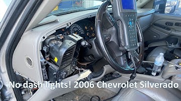 2006 Chevrolet Silverado Dash lights not working?