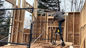 DIY Off Grid Cabin Build: Framing is Done. 