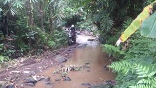TRAIL JADUL MASUK Jalur EXTREME ENDURO, kanciana tabanan bali