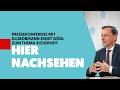 Pressekonferenz mit Klubobmann Ernst Gödl zum Thema Sicherheit