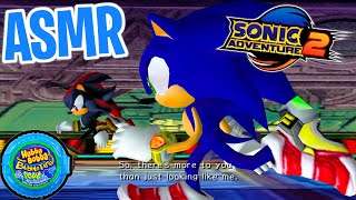 ASMR Gaming 😴 Sonic Adventure 2 Relaxing Gum Chewing 🎮🎧 Controller Sounds + Whispering 💤 screenshot 2