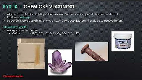 Co jsou chemické vlastnosti kyslíku?