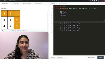 Minimum Path Sum - LeetCode 64 Python (Dynamic Programming)