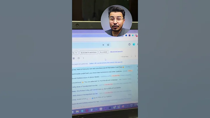 Delete All Spam Mails in 1 Click ✅ #gmail #techshorts #shorts