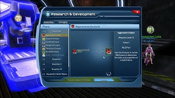 DC Universe Online - Crafting Guide - Research & Development