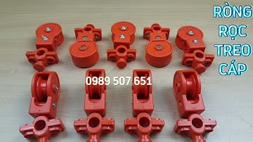 Ròng rọc treo cáp bằng nhựa, rỏ rẻ treo cáp, con lăn treo cáp, con trượt cáp, puly treo cáp