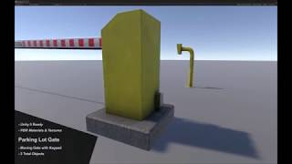 Parking Gate Unity Asset Store Demo