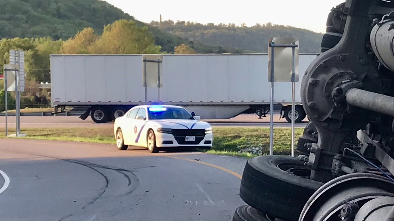 Arkansas State Police, Atkins FD and EMS work rollover crash with