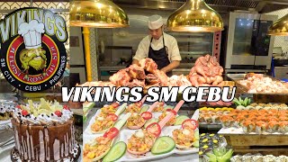 VIKINGS SM CEBU | EAT ALL YOU CAN |FOOD TOUR | BUFFET RESTAURANT CEBU| FOOD VLOG