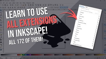 Learn to Use All 172 Extensions in Inkscape!