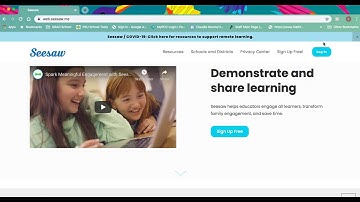 Seesaw Login (English)