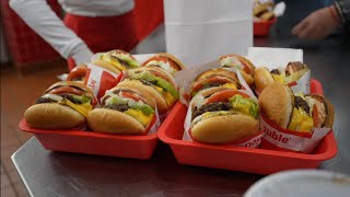 Eating at In-N-Out Burgers during Eagles Super Bowl week in Arizona. East Coast NEEDS this asap!