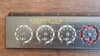 Addometer, making calculations with wheels