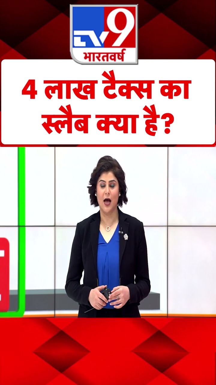 Union Budget 2025: 4 लाख टैक्स का स्लैब क्या है? | PM Modi | Nirmala Sitharam | #shorts