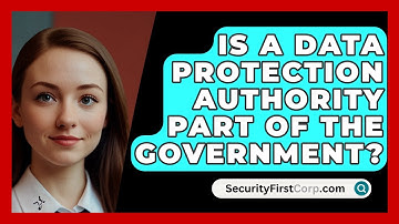 Is A Data Protection Authority Part Of The Government? - SecurityFirstCorp.com