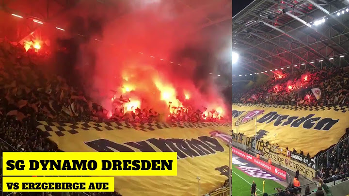 Dynamo Dresden vs. Erzgebirge Aue fans highlights