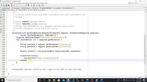 Method doGet, doPost trong servlet là gì? Làm 1 form login đơn giản