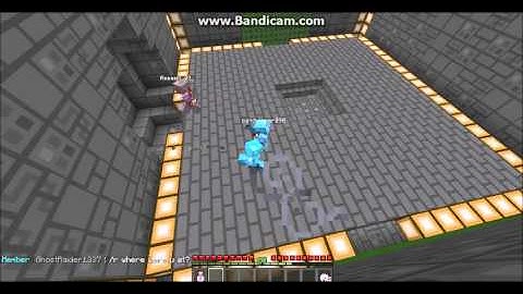 Jadepus, candylover098, and UntitledGamer hacking at VelocityMC