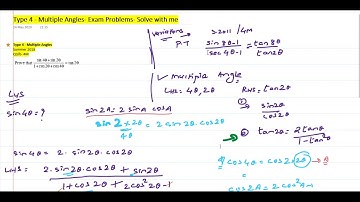 Basic Mathematics Allied Angles  Exam problems - FY Diploma MSBTE Maths  Exam problems Solved