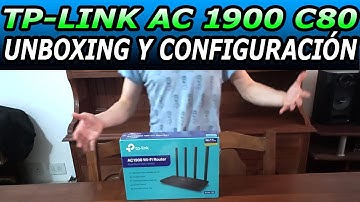 ROUTER TP LINK AC 1900 ARCHER C80. UNBOXING y CONFIGURAR INTERNET para conectarse por wifi y cable