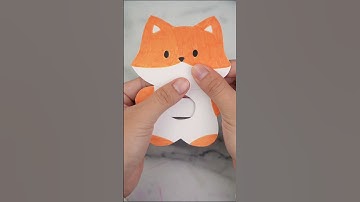 Làm đồ chơi giấy cùng thú bông Nhà May #asmrsounds  #handmade #diy Make a paper toy - super easy